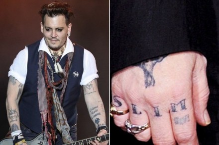 Johnny Depp modifica tatuaggio dedicato all'ex moglie